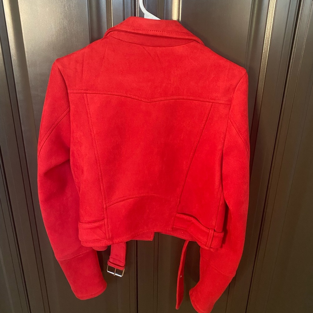 Red Suede Jacket - Picture 2 of 2